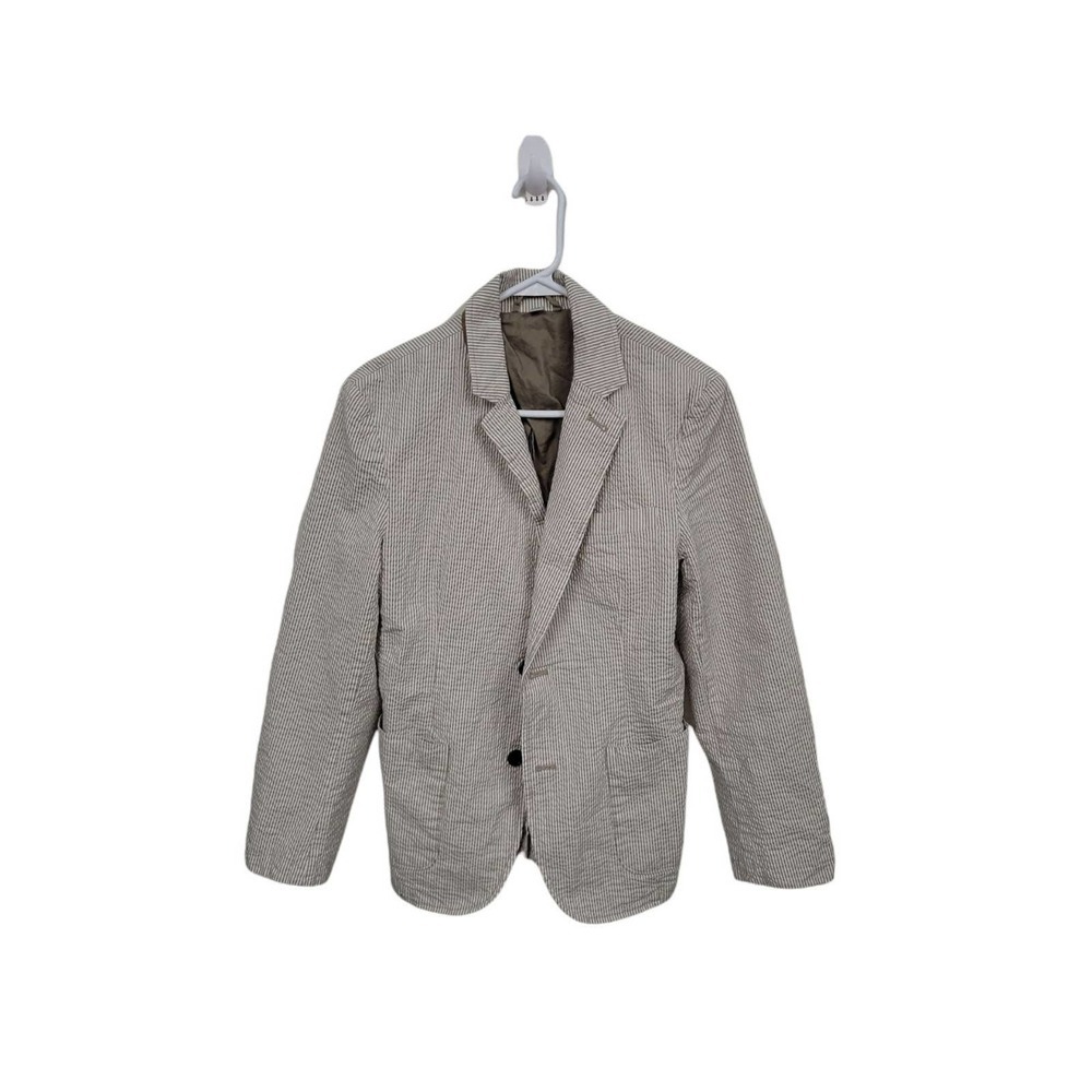 Goodfellow & Co. Kenwood Blazer Tan/White Striped Size SMALL -23